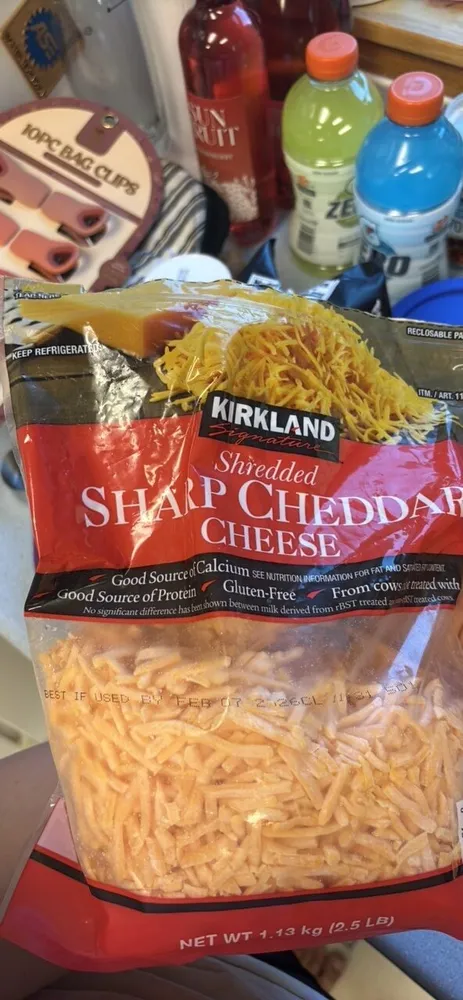 Shredded Sharp Cheddar Cheese