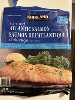 Farmed Atlantic Salmon with Water