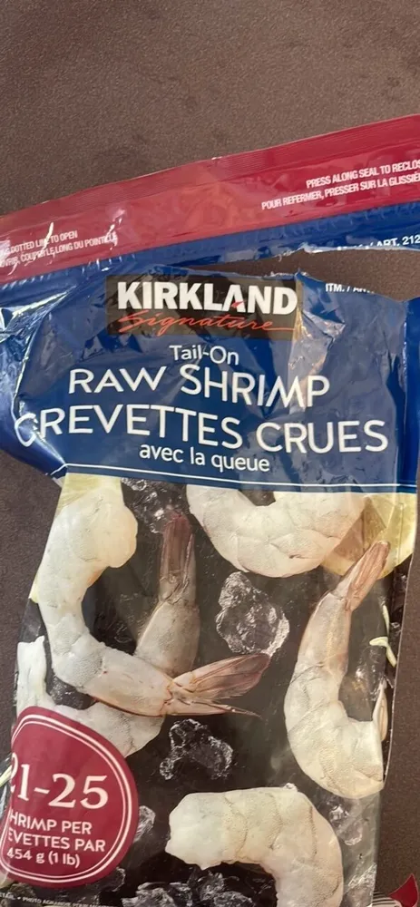 Crevettes crues