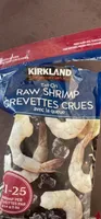 Crevettes crues