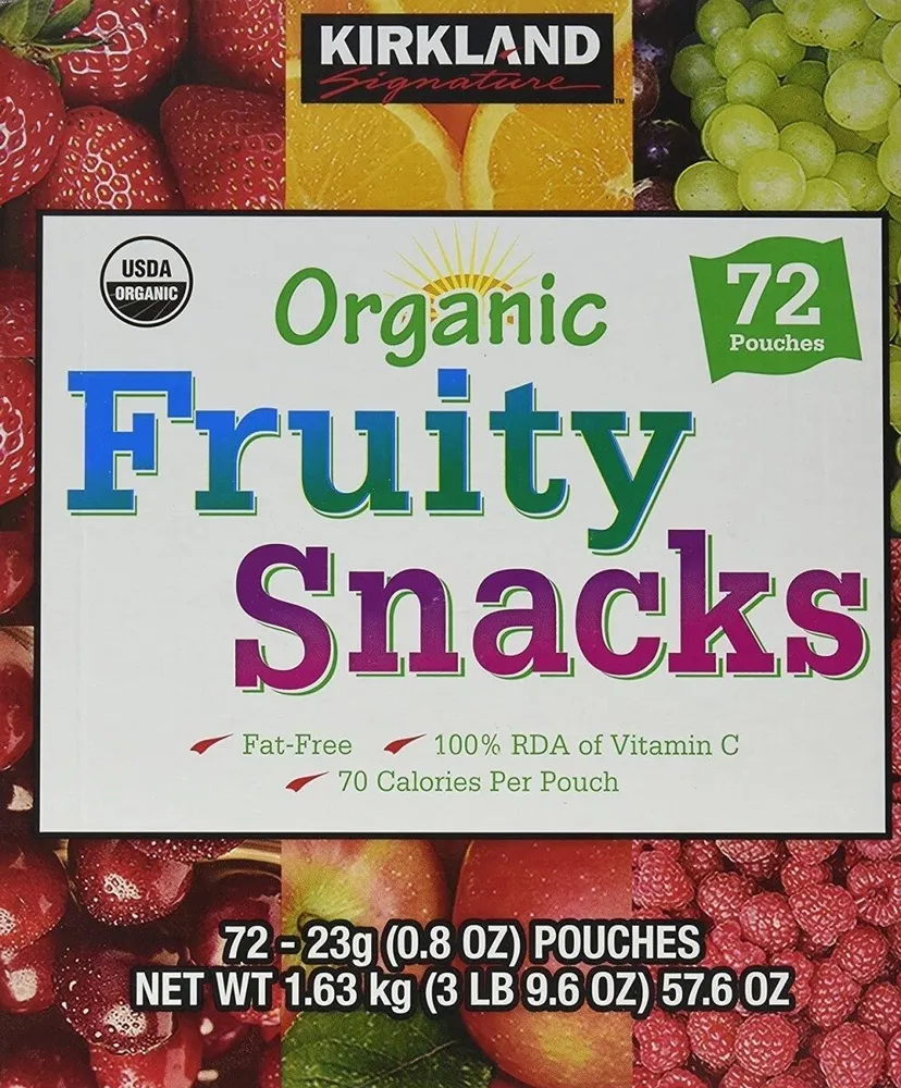 Organic fruit snack