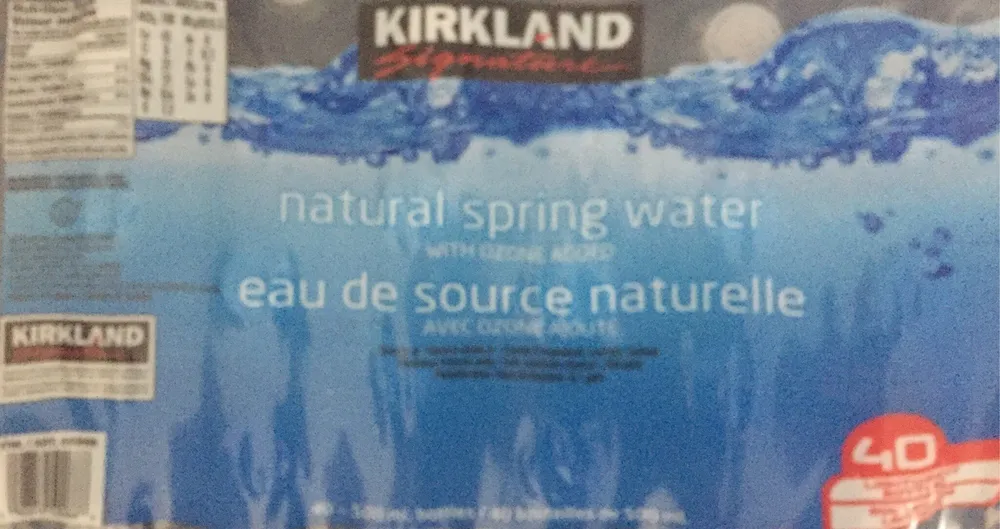 Natural Spring Water (Eau De Source Naturelle)