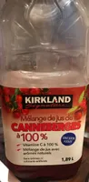Melange de jus de canneberges