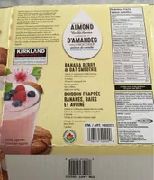 organic fortified almond beverage vanilla flavour