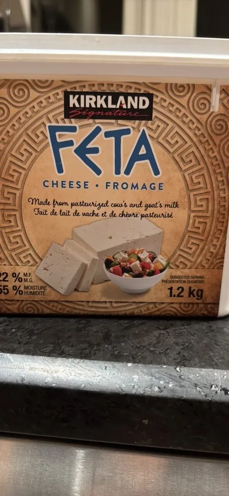 Fromage Feta (lait de vachet et chèvre)