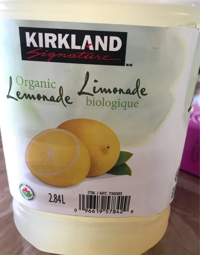 Organic Lemonade / Limonade biologique