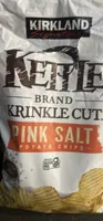 Kettle Brand Krinkle Cut Pink Salt Potato Chips