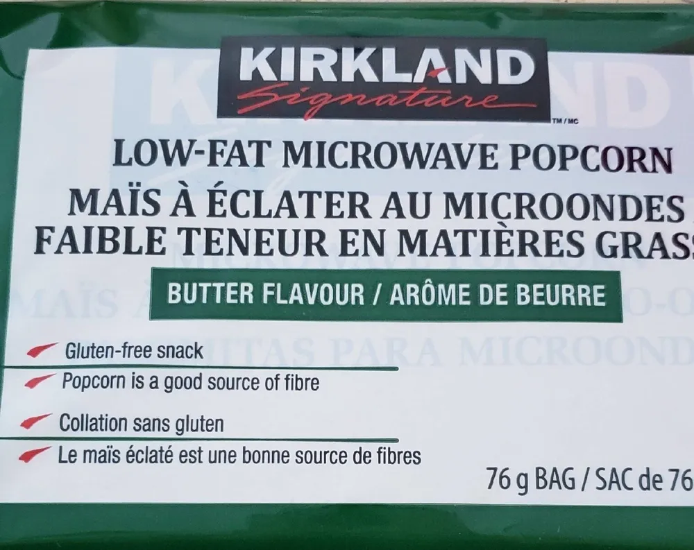Low-Fat Microwave Popcorn