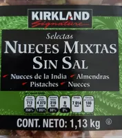 Nueces mixtas sin sal