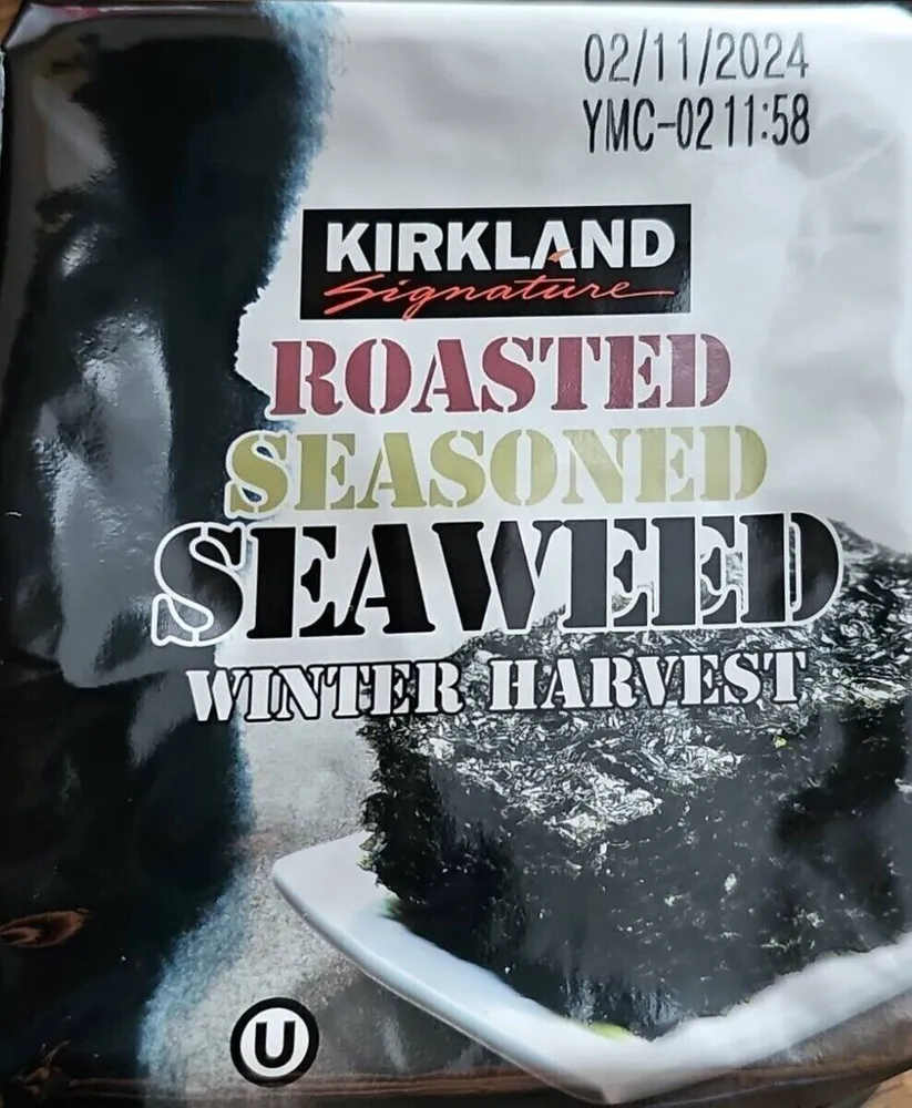 Roasted seasoned seaweed