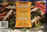 Languettes de poitrine de Poulet grillées