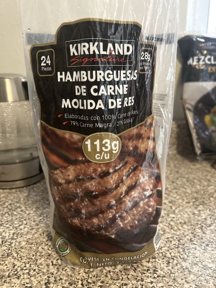 Hamburgesa de Carne Molida De Res