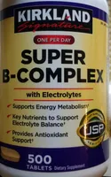 Kirkland Signature One Per Day Super B-complex With Electrolytes,500 Tablets