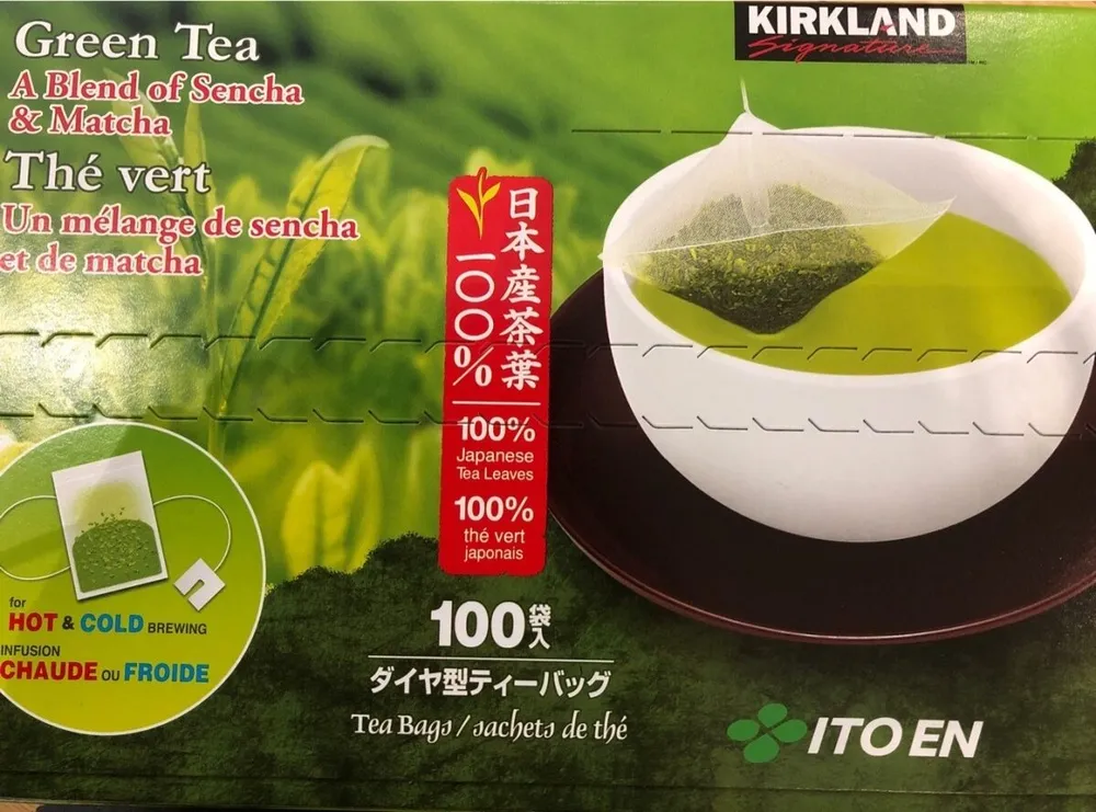 Thé vert un mélange de sencha et de matcha