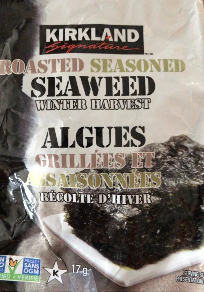 Algues grillées et assaisonnées