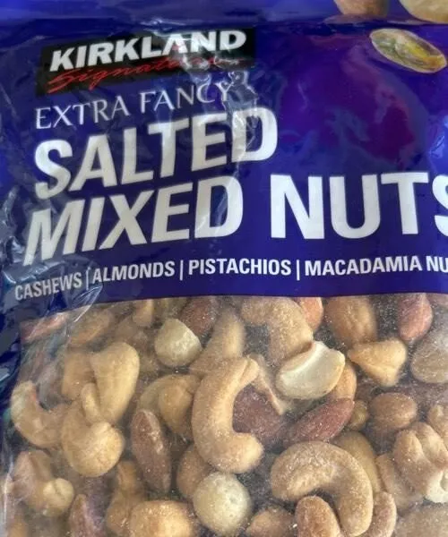 salted mixed nuts