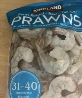 Frozen Tail On Prawns
