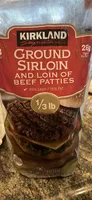 Ground Sirloin and Loin of Beef Patties