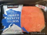Alaskan Smoked Sockeye Salmon Presliced