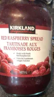 Tartinade aux framboises rouges