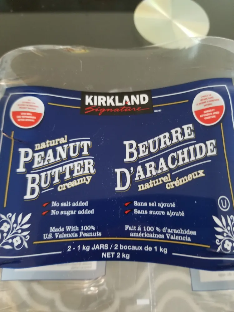 Beurre d'arachide naturel