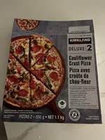 Pizza avec croute de chou-fleur