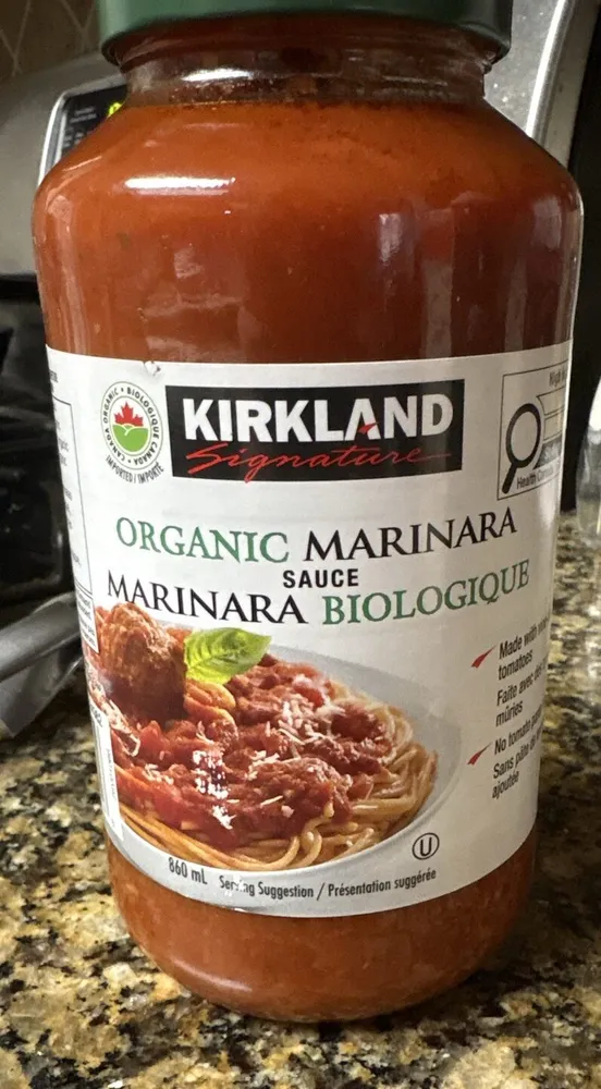 Organic marinara sauce