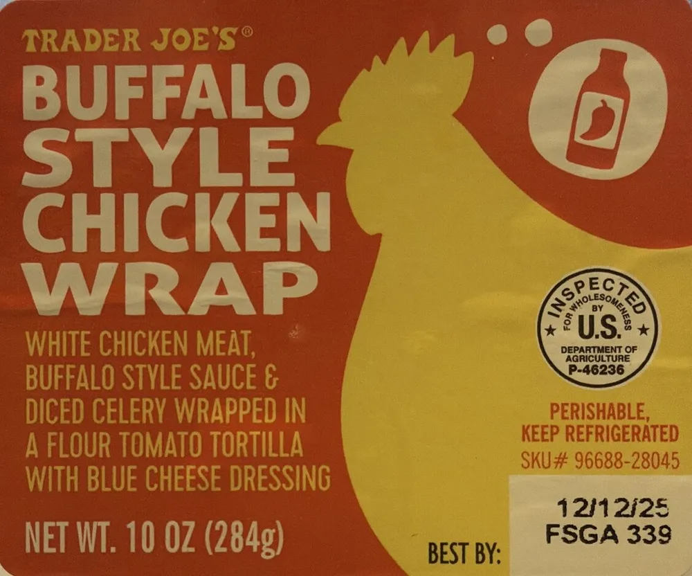BUFFALO STYLE CHICKEN WRAP