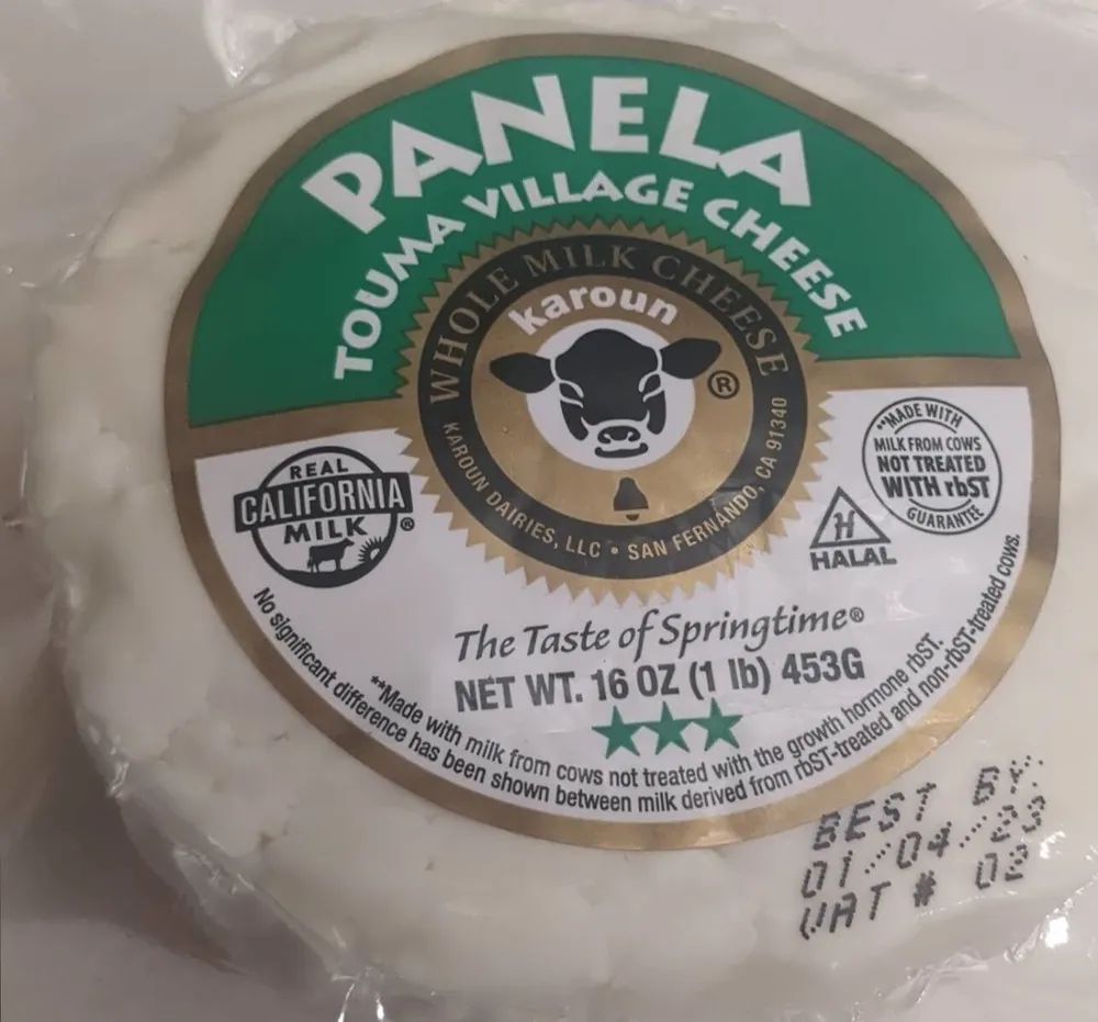 Panela Touma Village Cheese