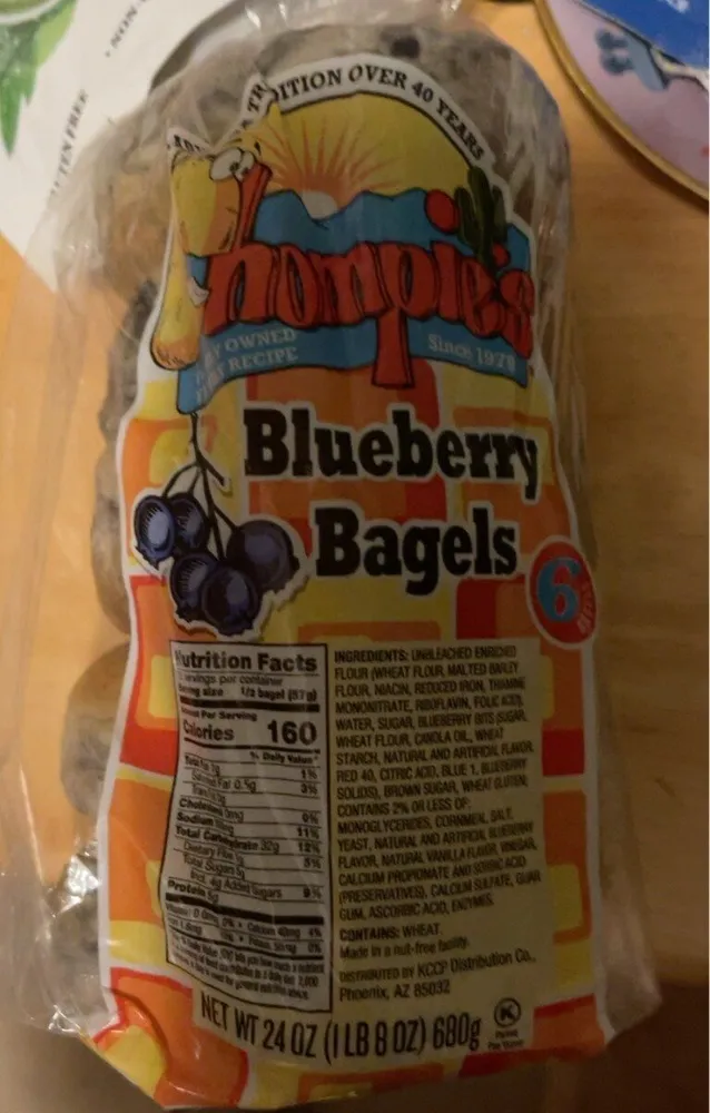 Blueberry bagels