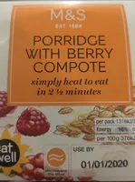 Porridge with Berry compote