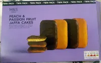 Peach passion fruit jaffa cakes