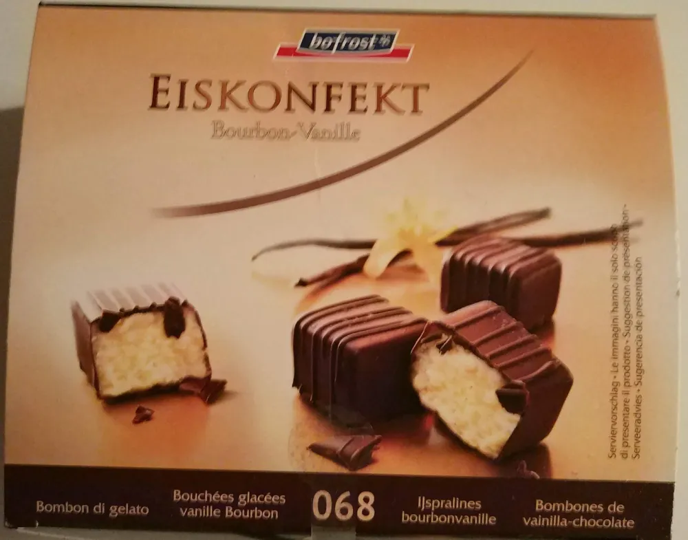 Eiskonfekt Bourbon-Vanille