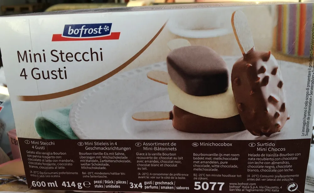 Mini stecchi 4 gusti