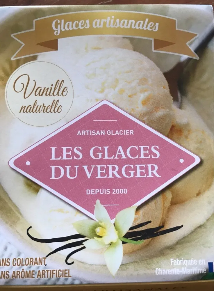 Glaces artisanales vanille