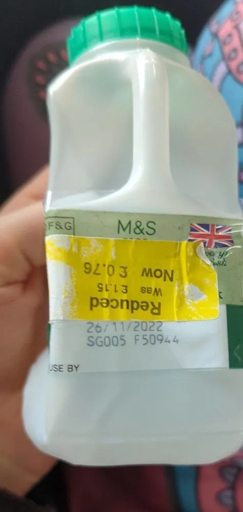 Organic semi skimmed milk