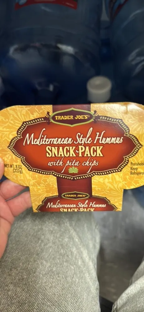 Mediterraneean Hummus with pita chips