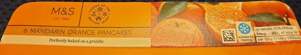 6 Mandarin orange pancakes