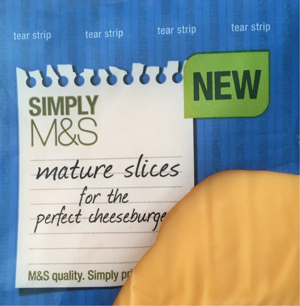 Mature Slices for Cheeseburger