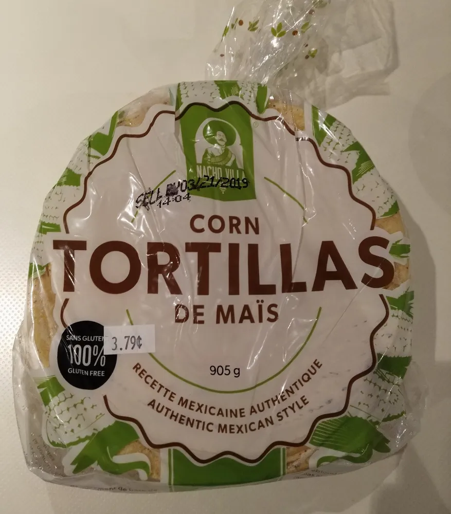 Tortillas de maïs
