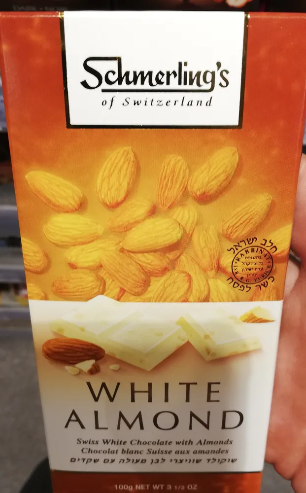 Chocolat Blanc Aux Amandes