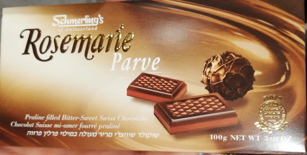 Chocolat Rosemarie Parve 00 G