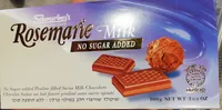 Schmerling's Of Switzerland, Swiss Milk Chocolate, Rosemarie