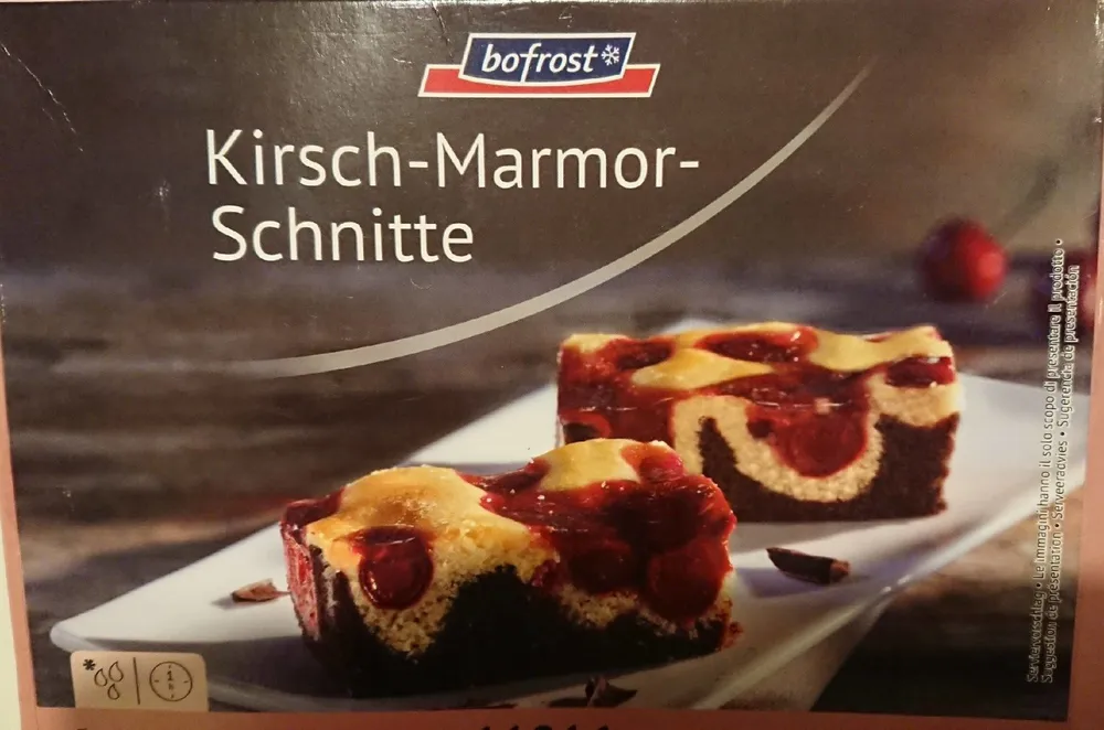 Kirsch Marmor Schnitte
