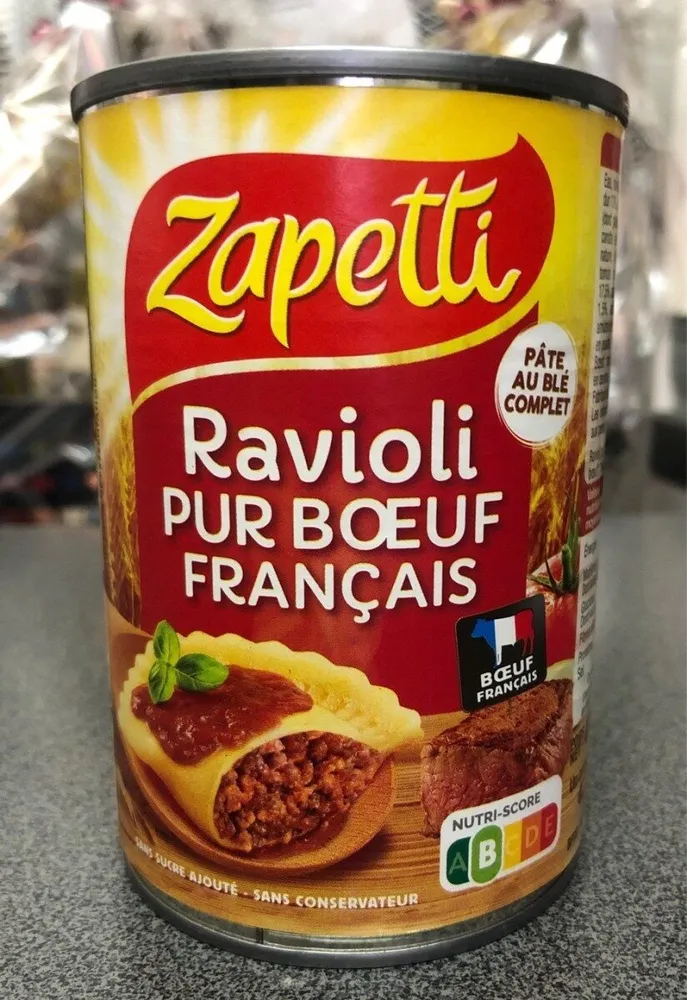 Ravioli Pur Boeuf Français