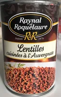 Lentilles cuisinées à l'Auvergnate