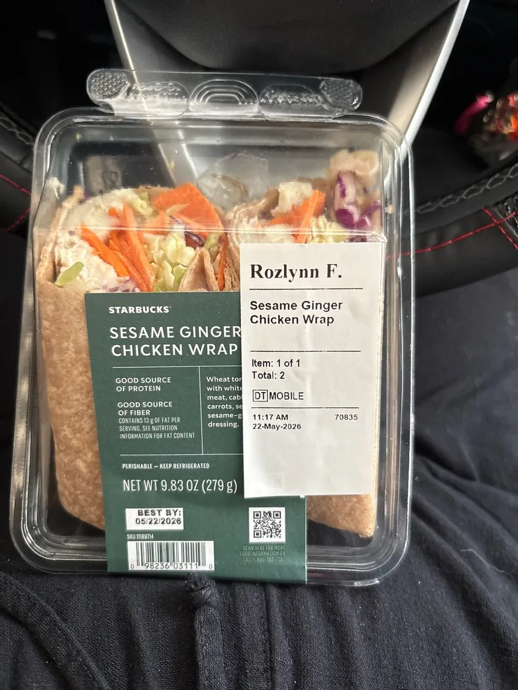 SESAME GINGER CHICKEN WRAP