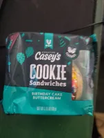 Casey's Cookie Sandwiches Birthday Cake Buttercream