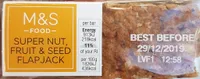 Super nut, fruit & seed flapjack