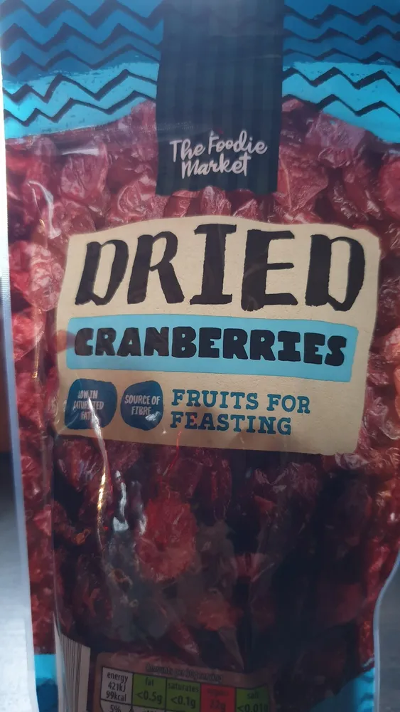dried cranberries